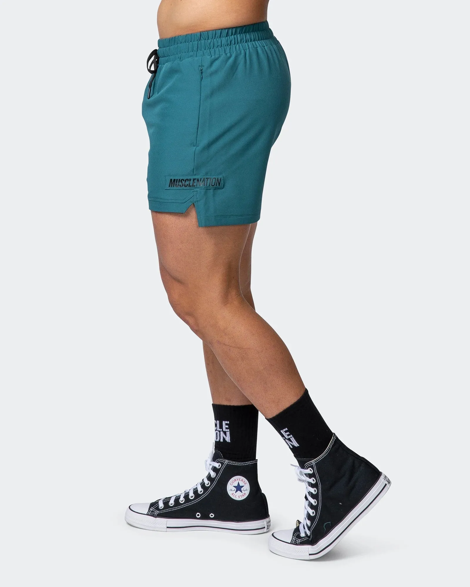 Mens Elevate Active Shorts - Deep Teal