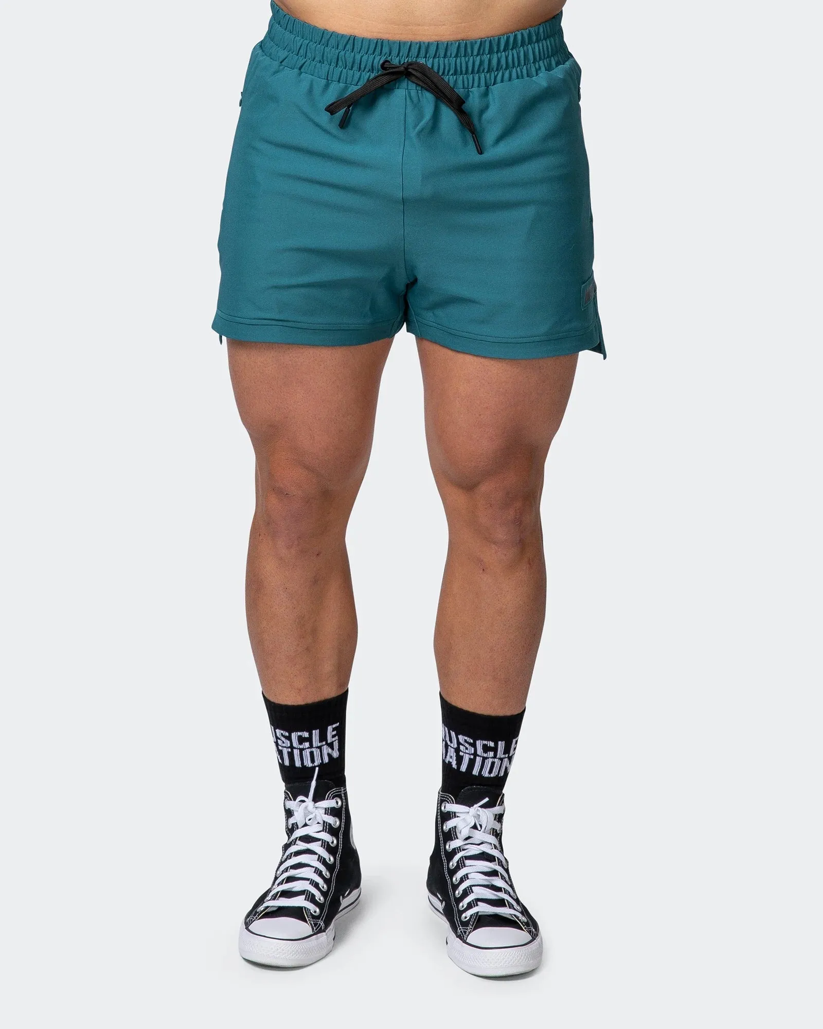 Mens Elevate Active Shorts - Deep Teal