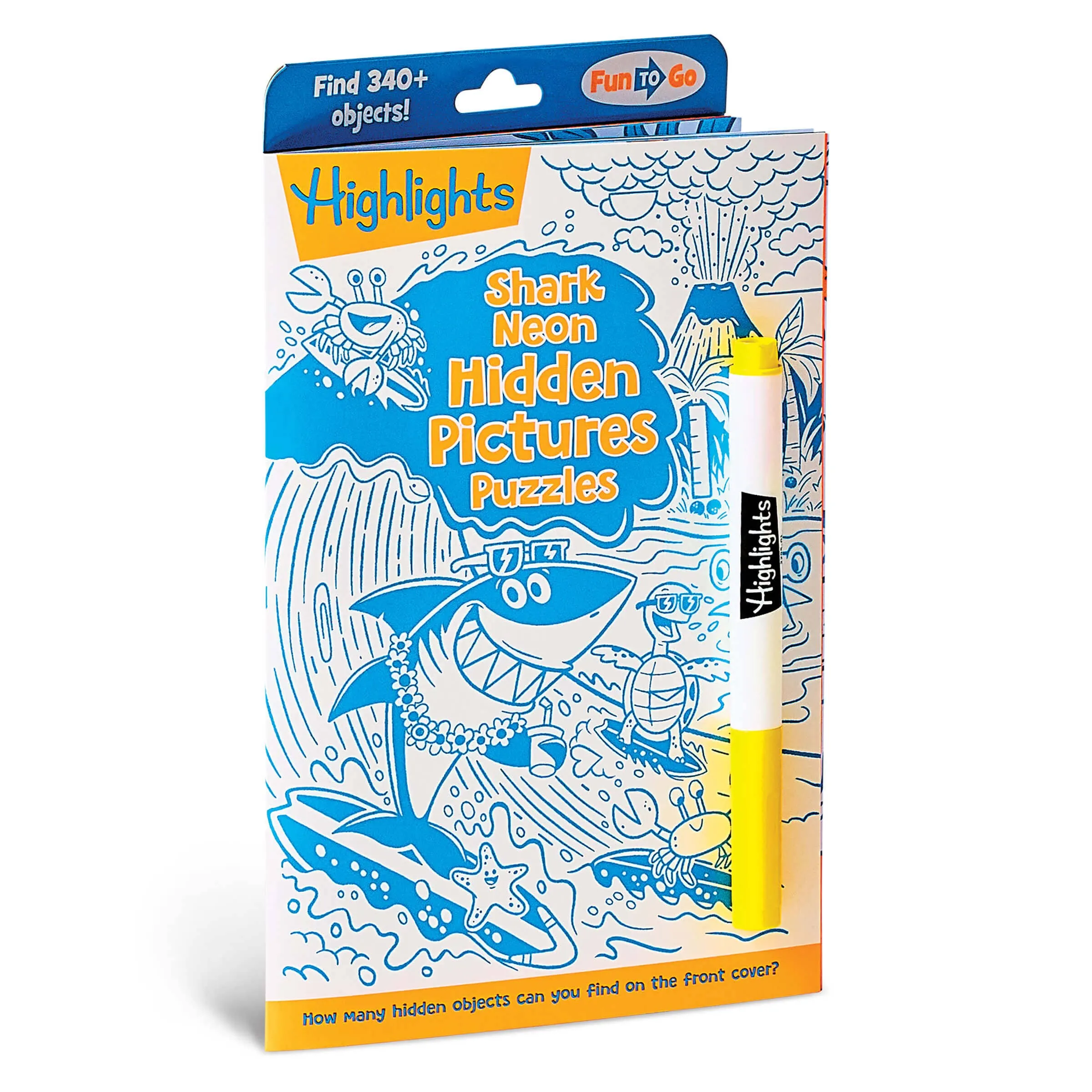 Neon Shark Hidden Pictures Puzzles