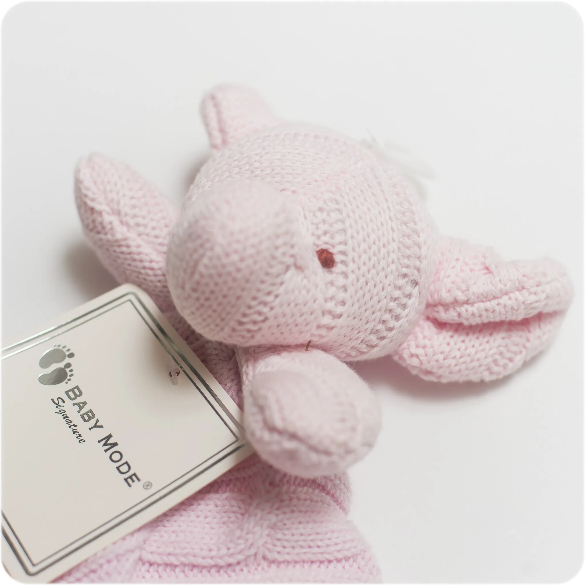 *NEUF* BABY MODE - PELUCHE D'ÉVEIL ÉLÉPHANT (PLUSIEURS COULEURS)