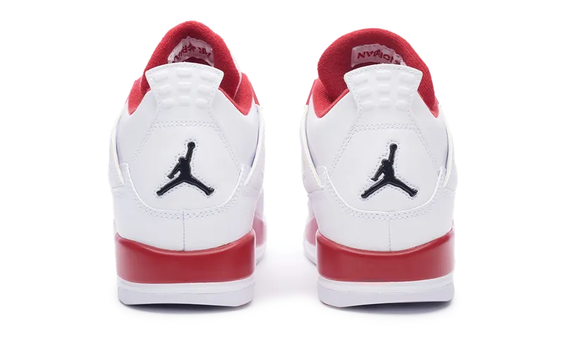 Nike Jordan 4 Retro Alternate 89 White Gym Red GS (408452-106) Youth Size 6Y-7Y