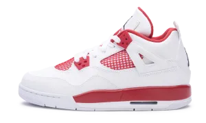 Nike Jordan 4 Retro Alternate 89 White Gym Red GS (408452-106) Youth Size 6Y-7Y