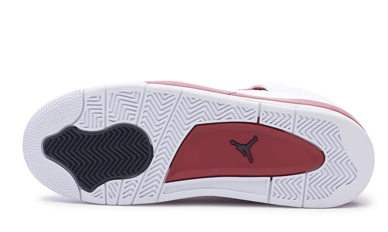 Nike Jordan 4 Retro Alternate 89 White Gym Red GS (408452-106) Youth Size 6Y-7Y