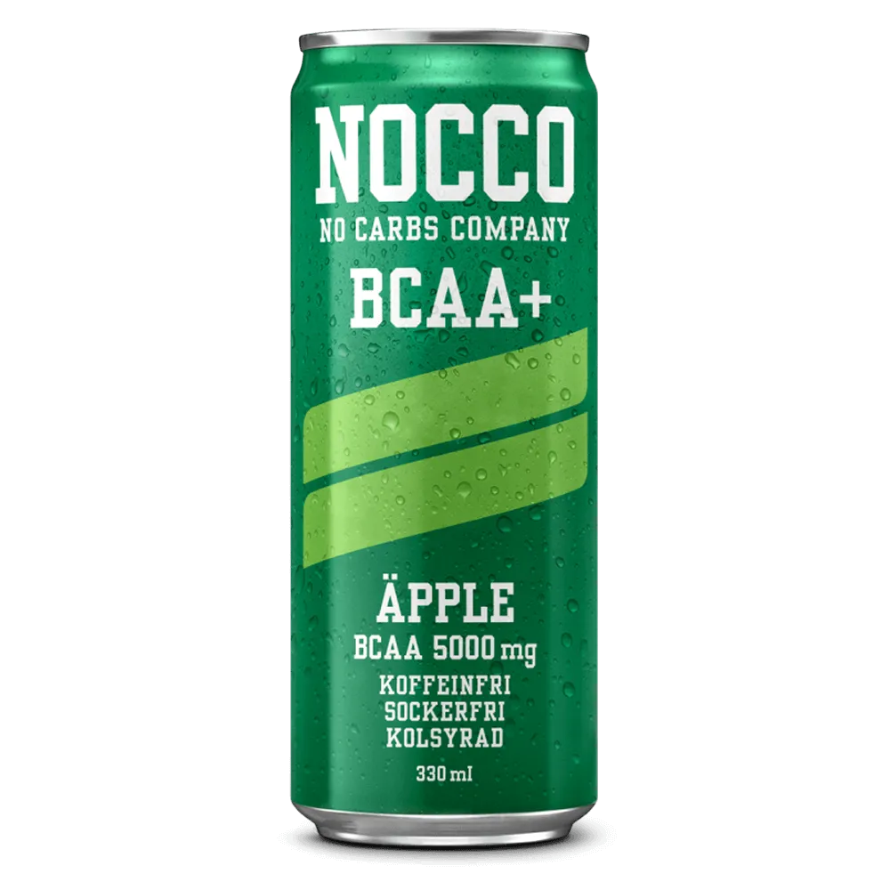 NOCCO BCAA  Koffeinfri Äpple - 24x330ml. (inkl. SE pant)