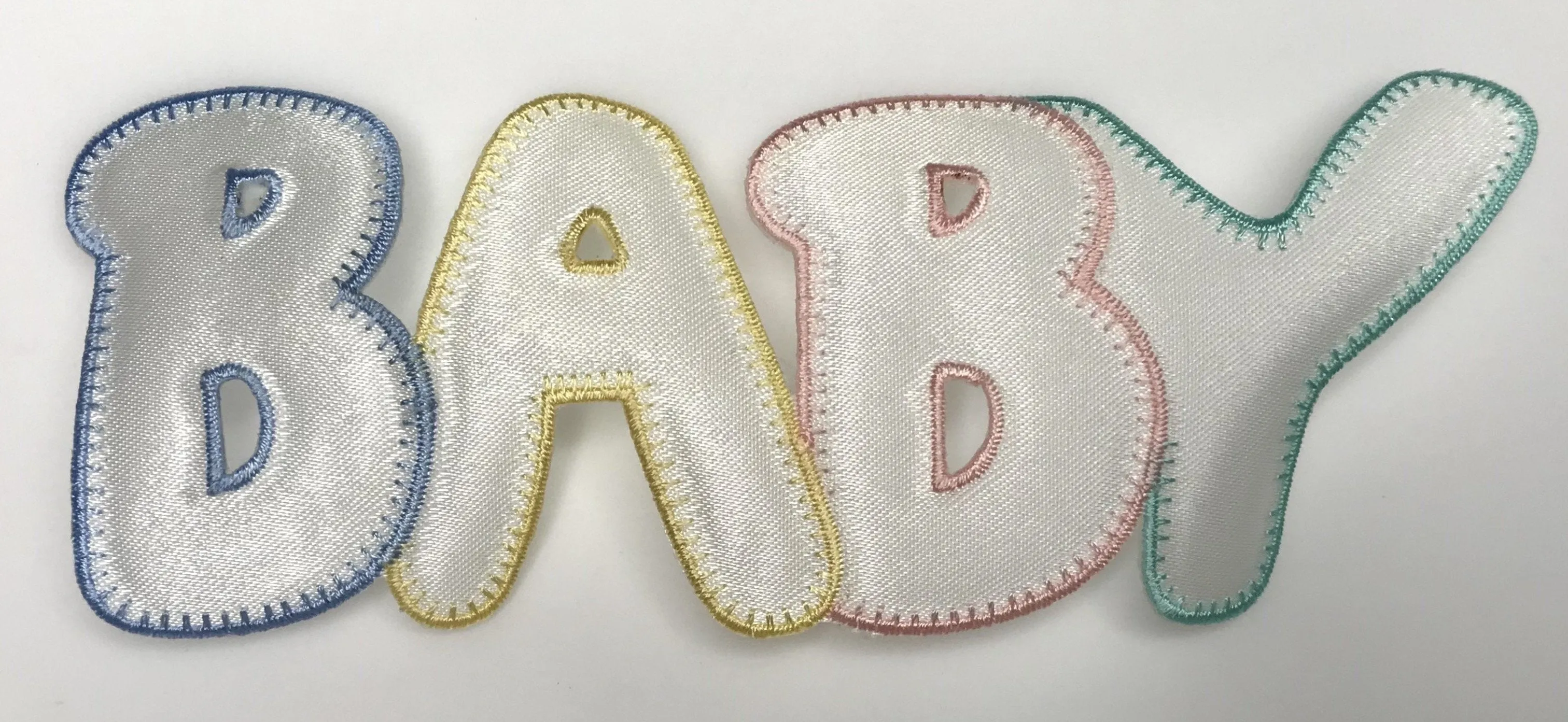 NOS "BABY" iron-on vintage patch