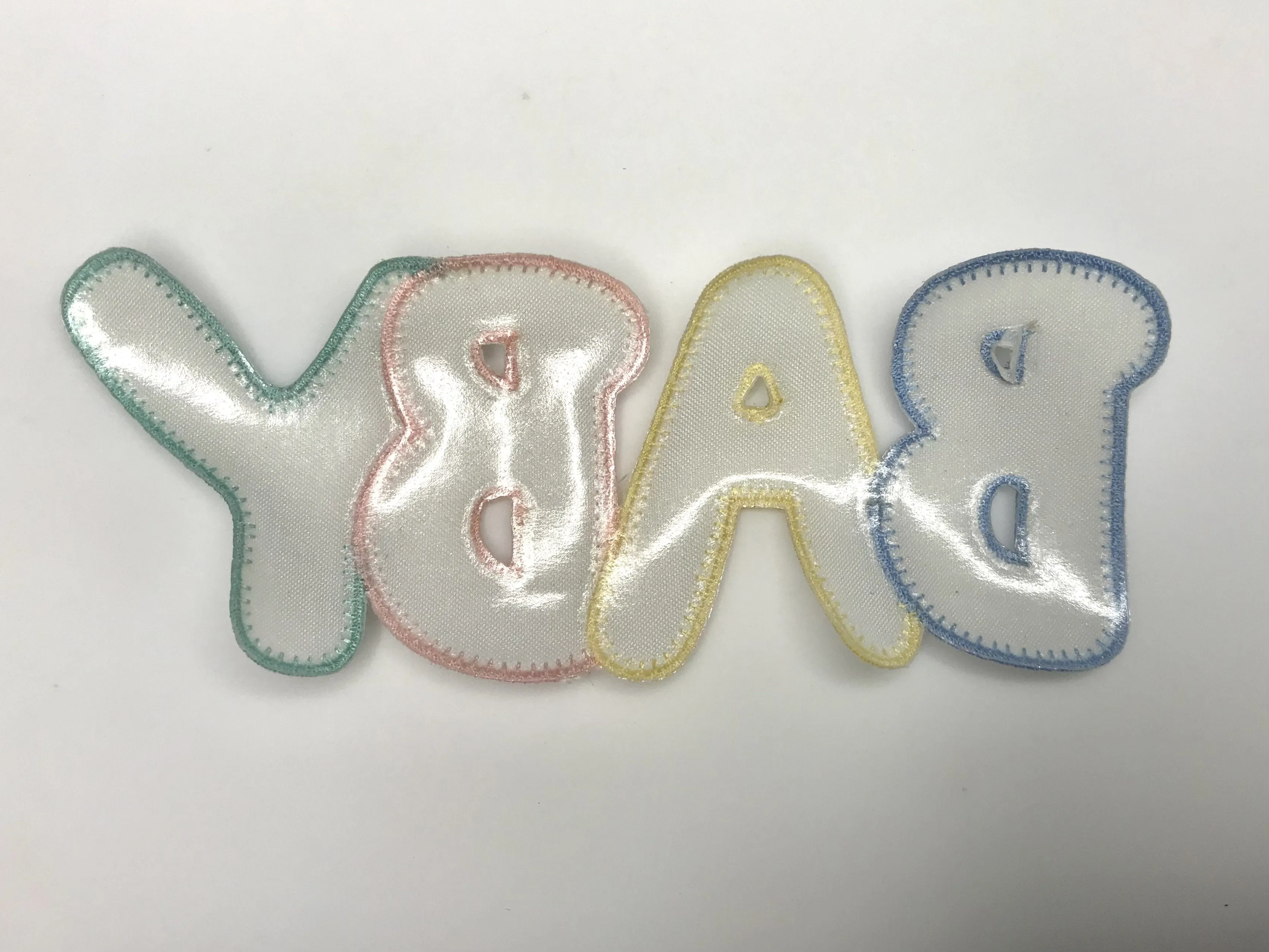 NOS "BABY" iron-on vintage patch