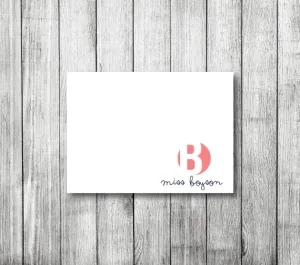 notecards-prep school