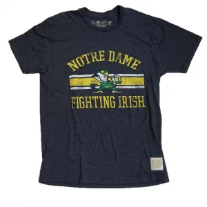 Notre Dame Fighting Irish Retro Brand Streaky Navy Youth Shirt