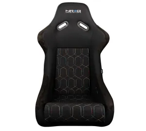 NRG SC-300-GS01MC Multi Color Geometric FRP Racing Seat Cushion