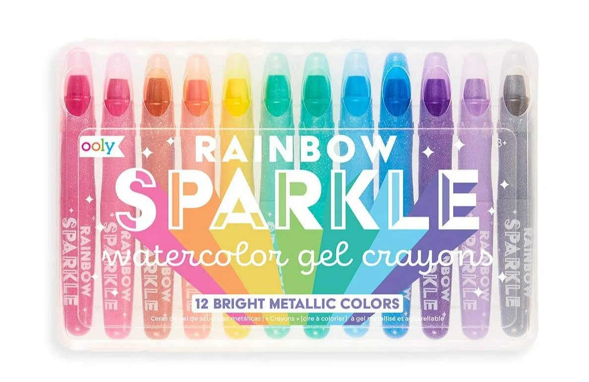 Ooly Rainbow Sparkle Gel Crayons