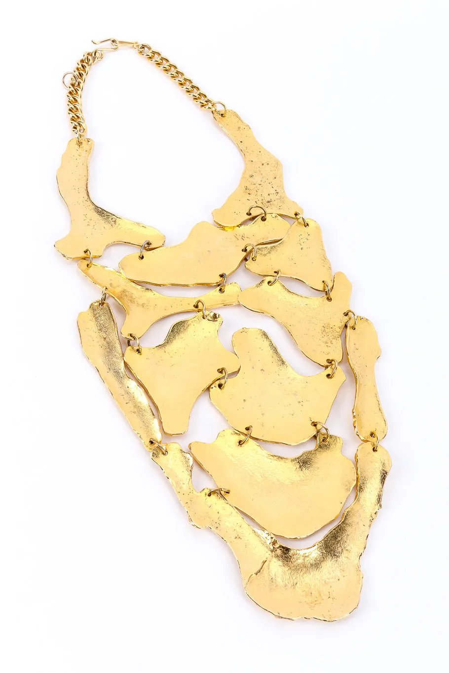 Organic Modernist Bib Necklace