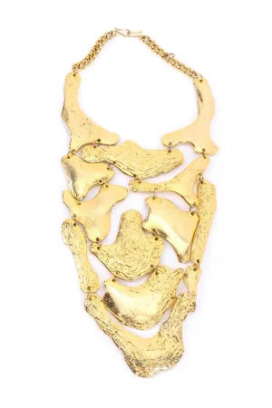 Organic Modernist Bib Necklace