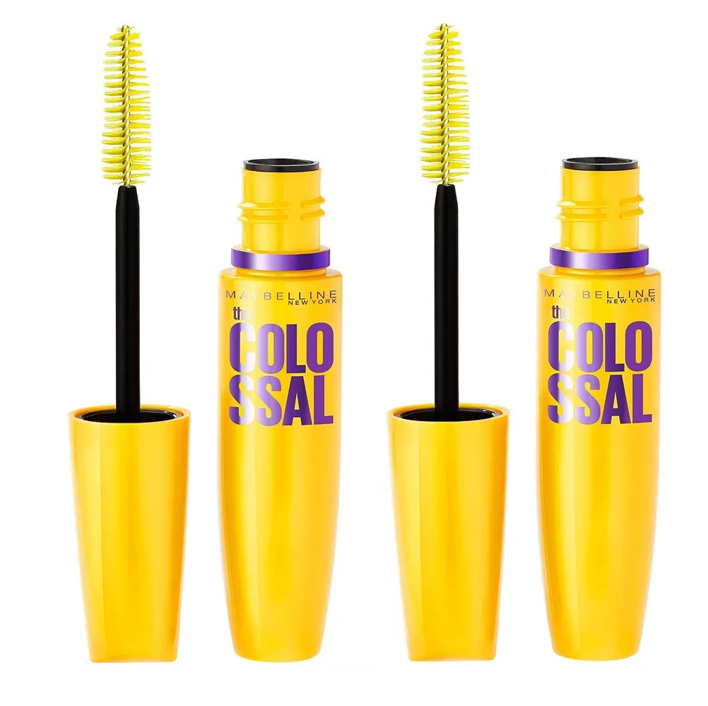 Pack of 2 Maybelline New York the Colossal Washable Mascara, Classic Black 231