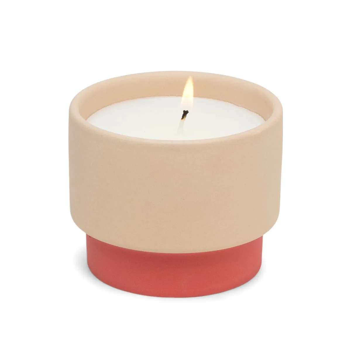 Paddy Wax Color Block Ceramic Vessel Candle