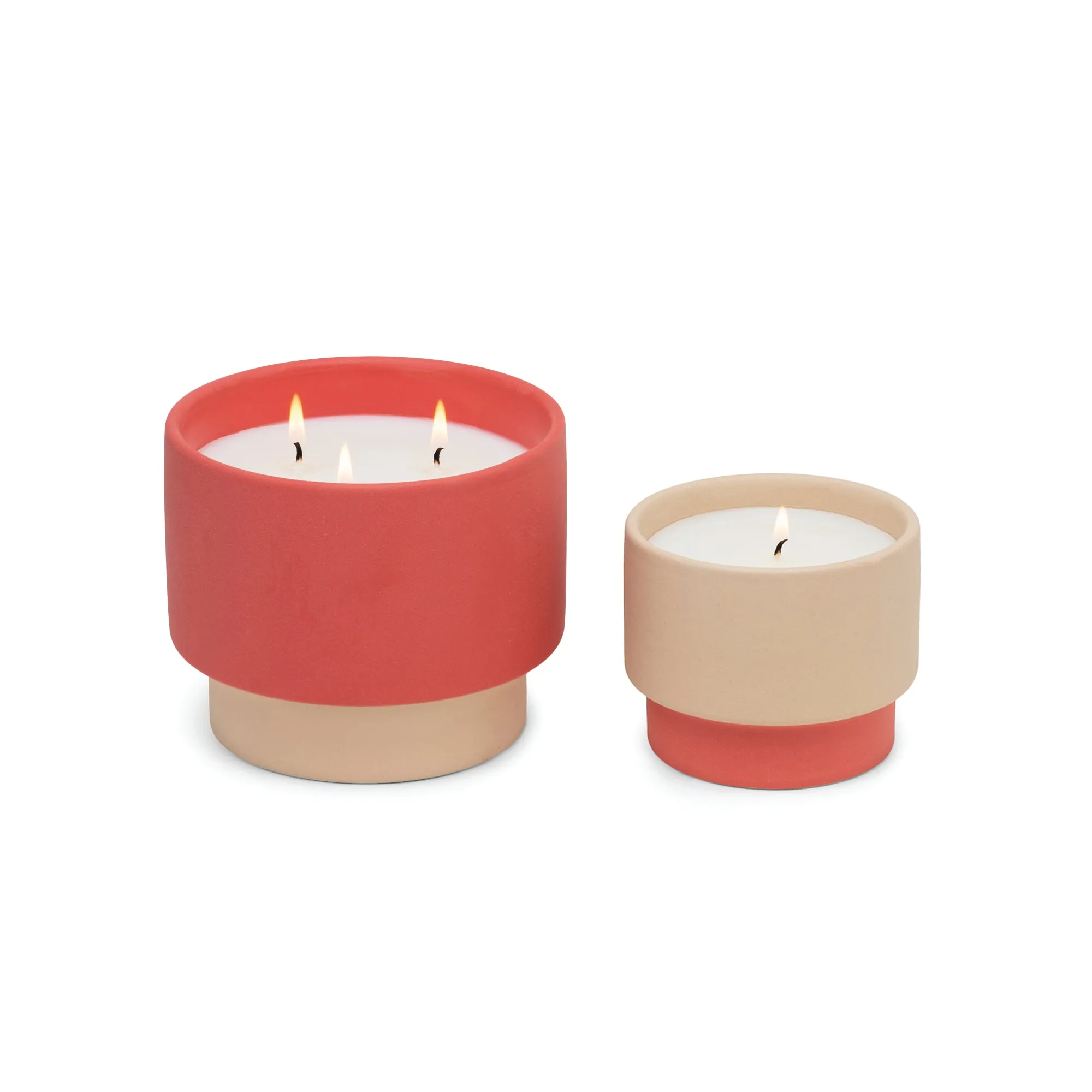 Paddy Wax Color Block Ceramic Vessel Candle