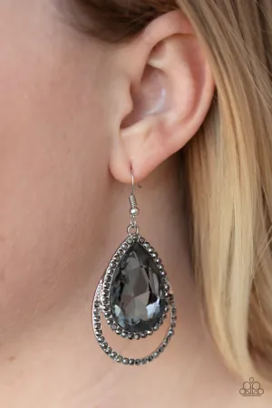 Paparazzi Famous Earrings Silver