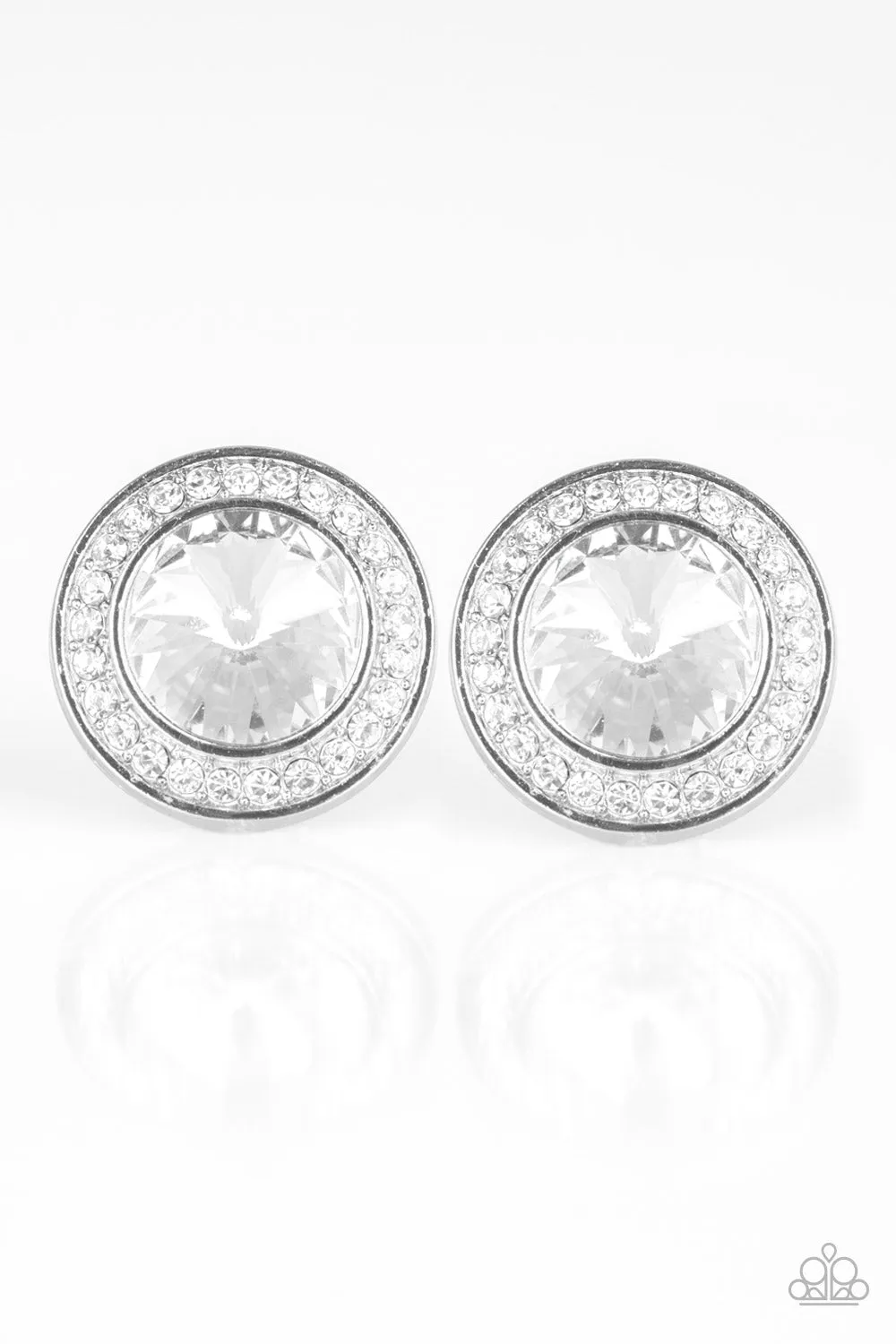 Paparazzi What Should I BLING? Earrings White