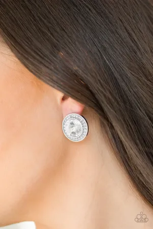 Paparazzi What Should I BLING? Earrings White