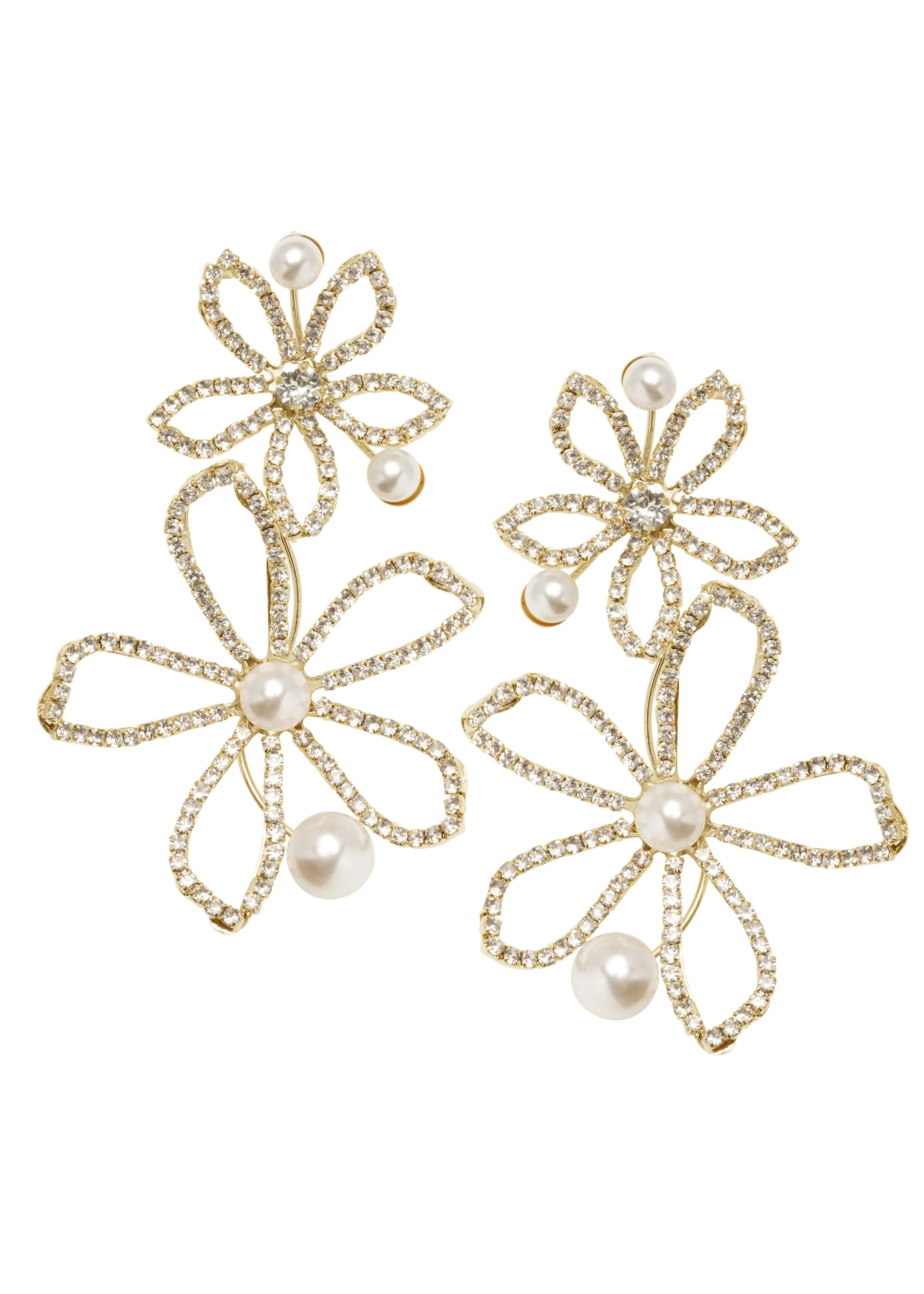 Pavet Pearl Earring