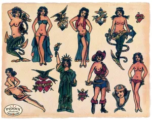 PDXC7785 -- Retro Tattoos