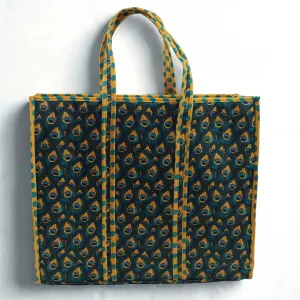 PEACOCK GLORY PRINT Everyday Tote