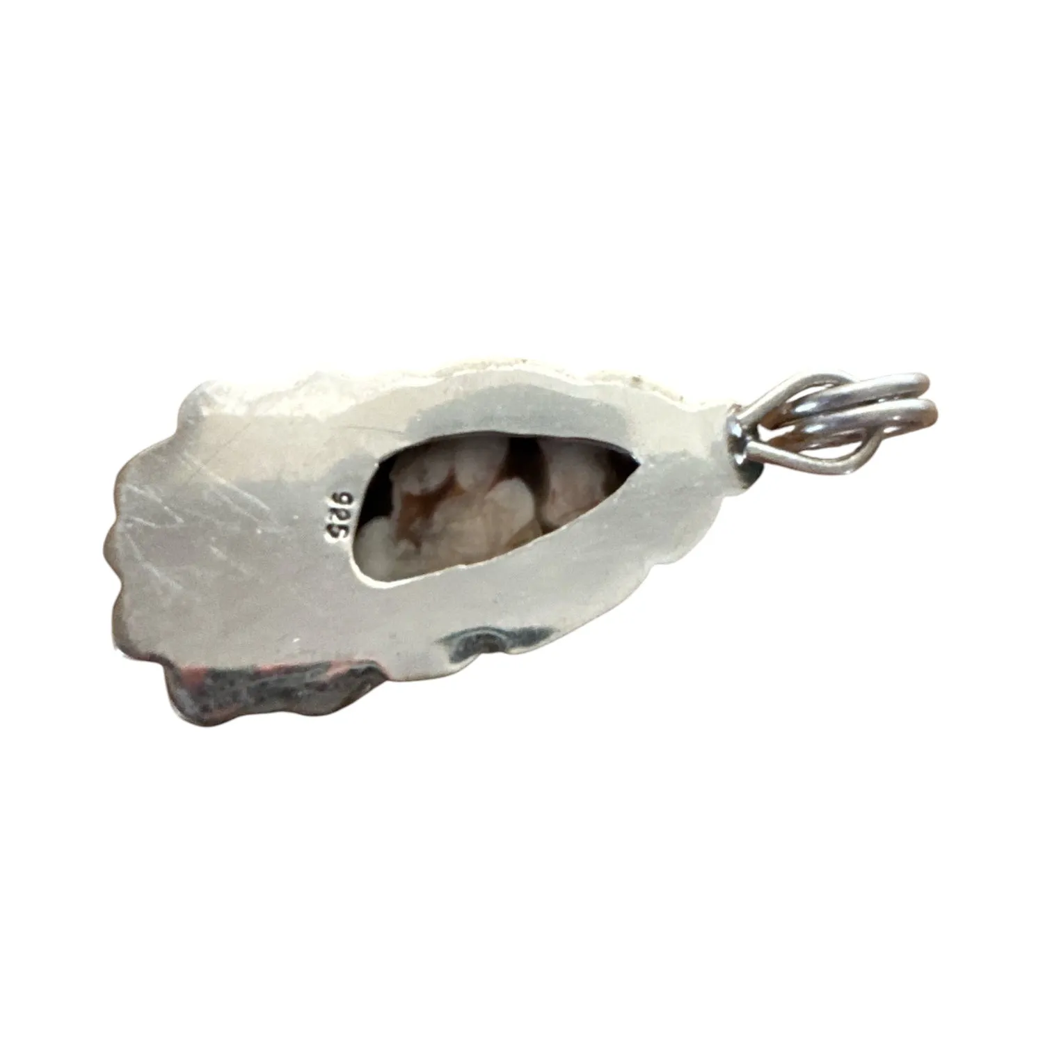 Peanut Jasper Solid 925 Sterling Silver Pendant