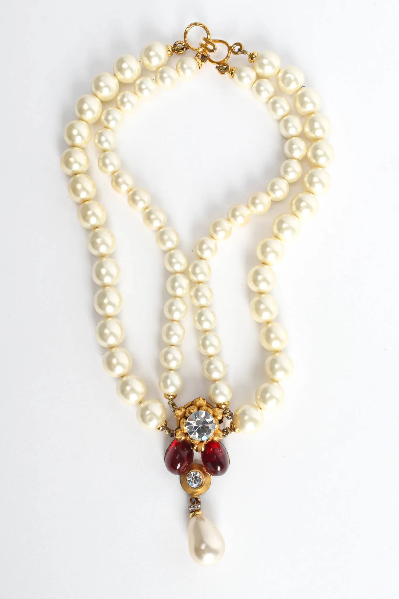 Pearl Flower Pendant Necklace