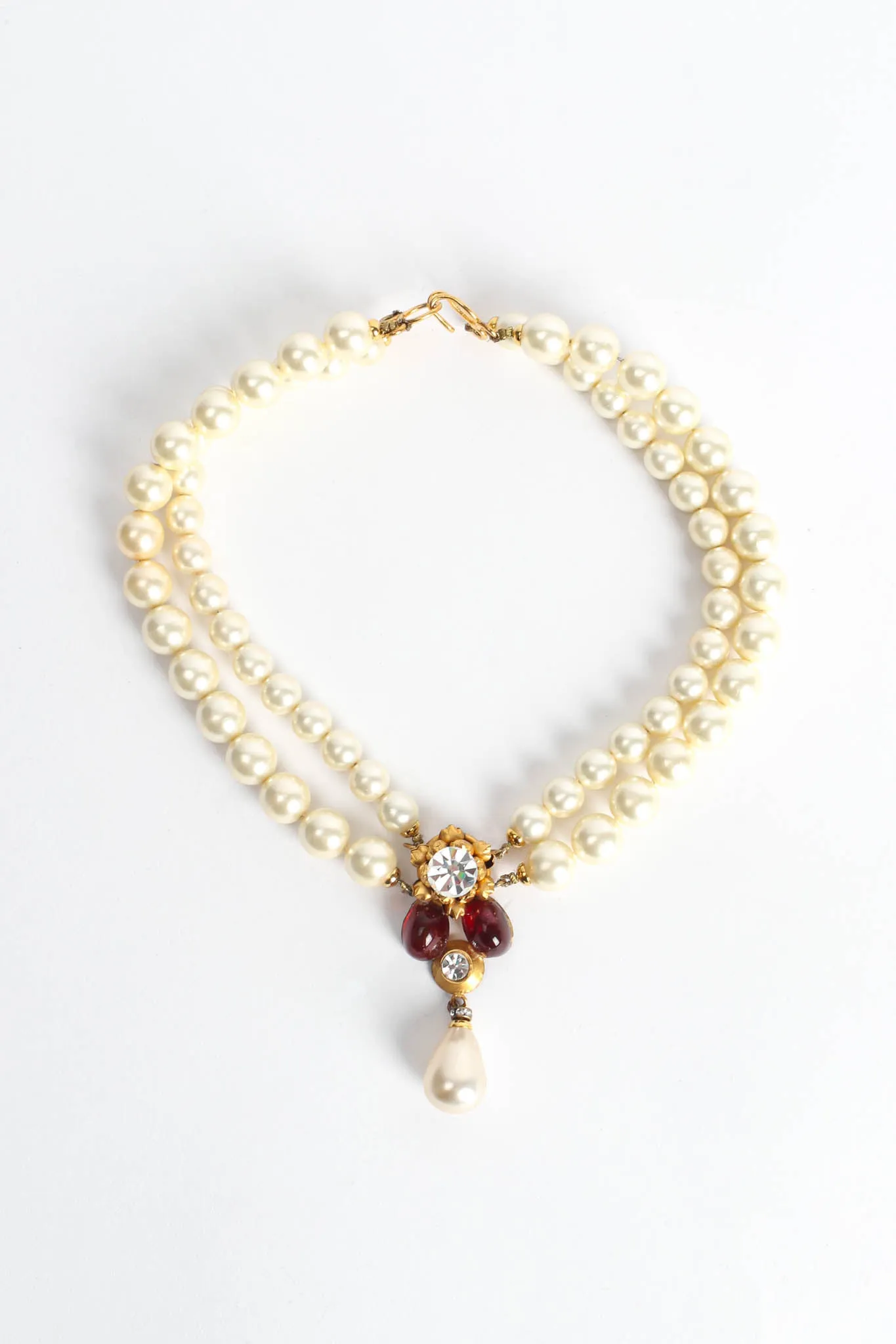 Pearl Flower Pendant Necklace