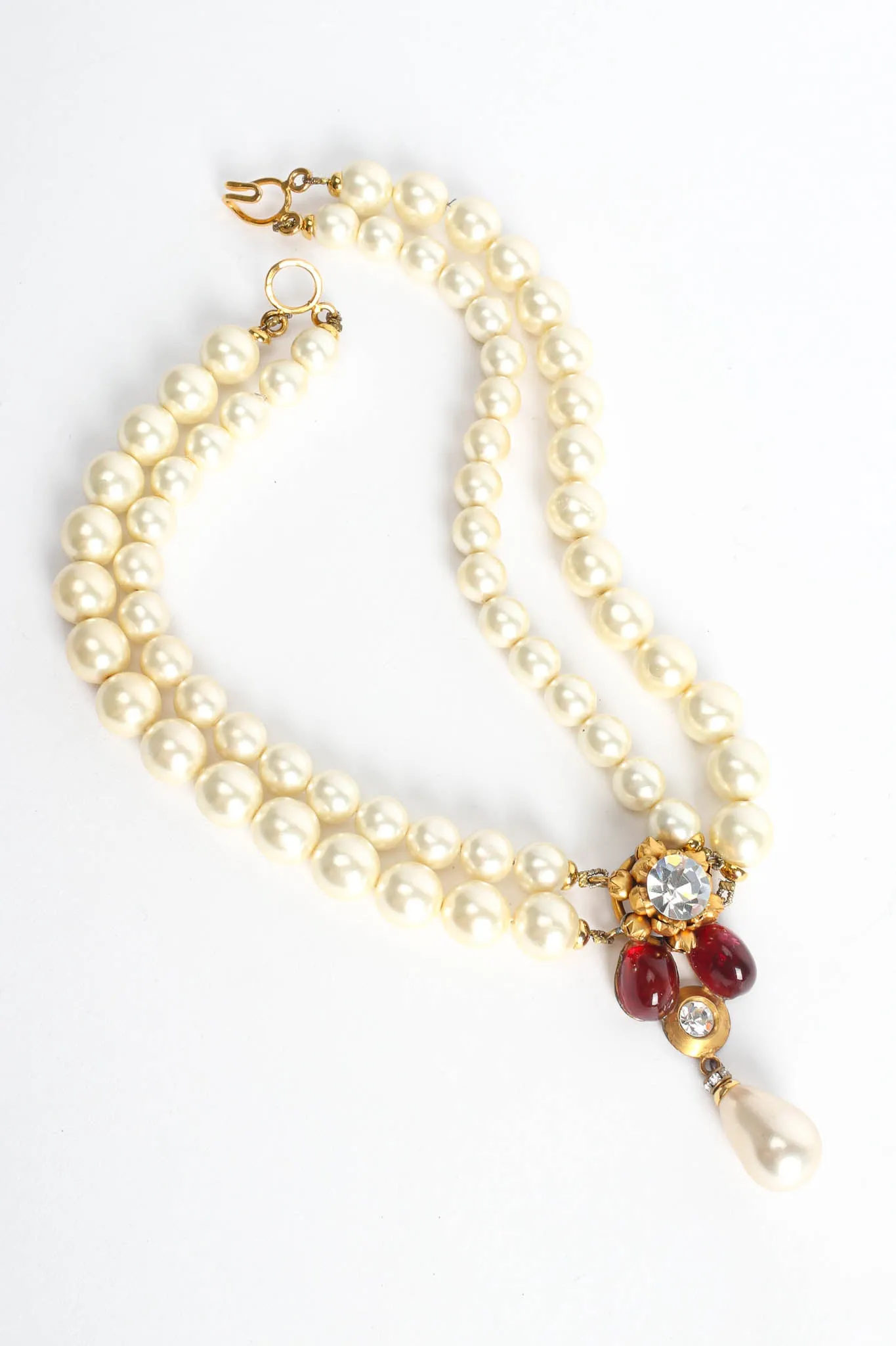 Pearl Flower Pendant Necklace