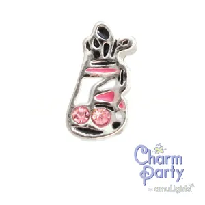 Pink Golf Bag Charm