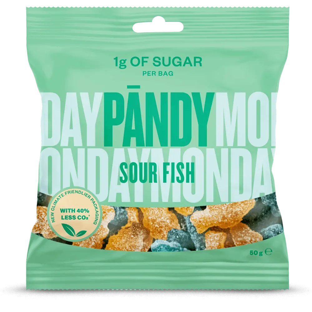 Pändy Candy Sour Fish - 6x50g.