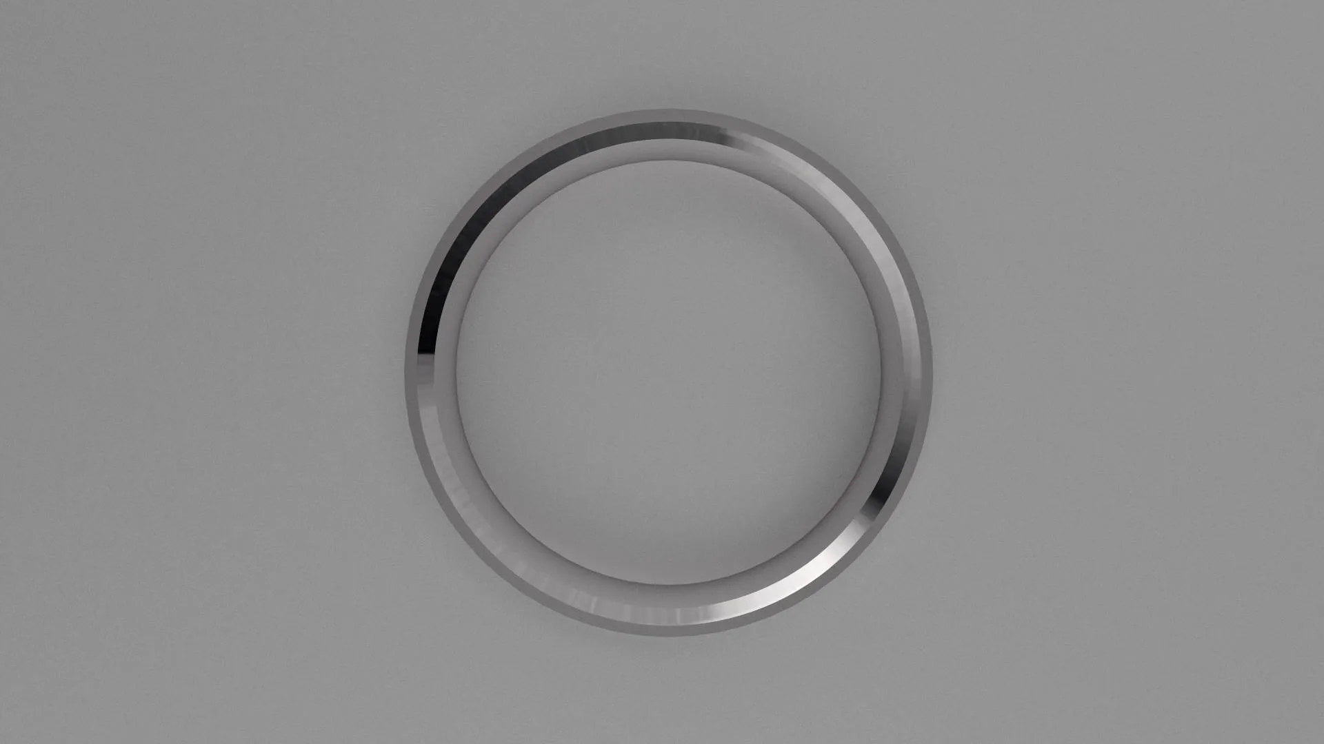 Polished Sterling Silver 6mm Knife Edge Wedding Band