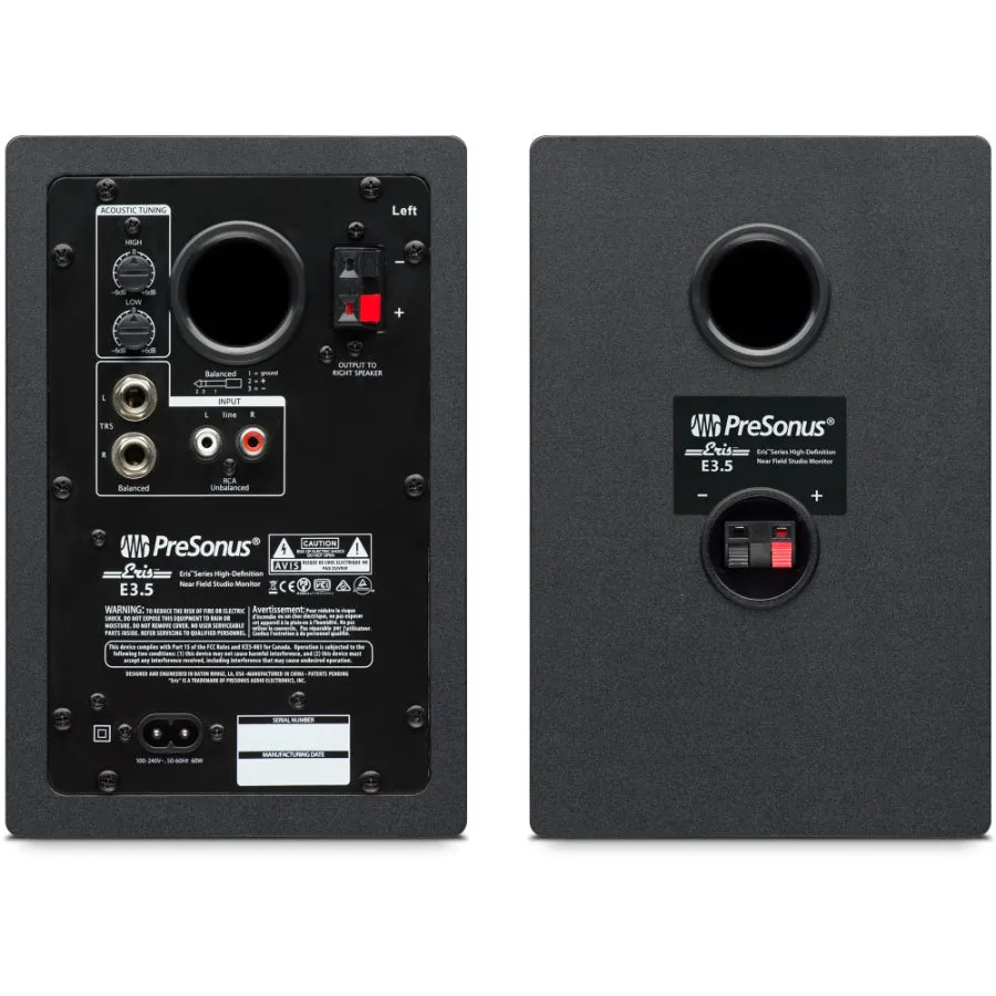 Presonus Eris E3.5 Active Media Reference Monitors