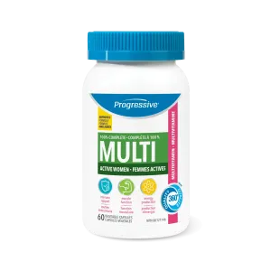 Progressive Multi for Active Women 60 Veg Capsules