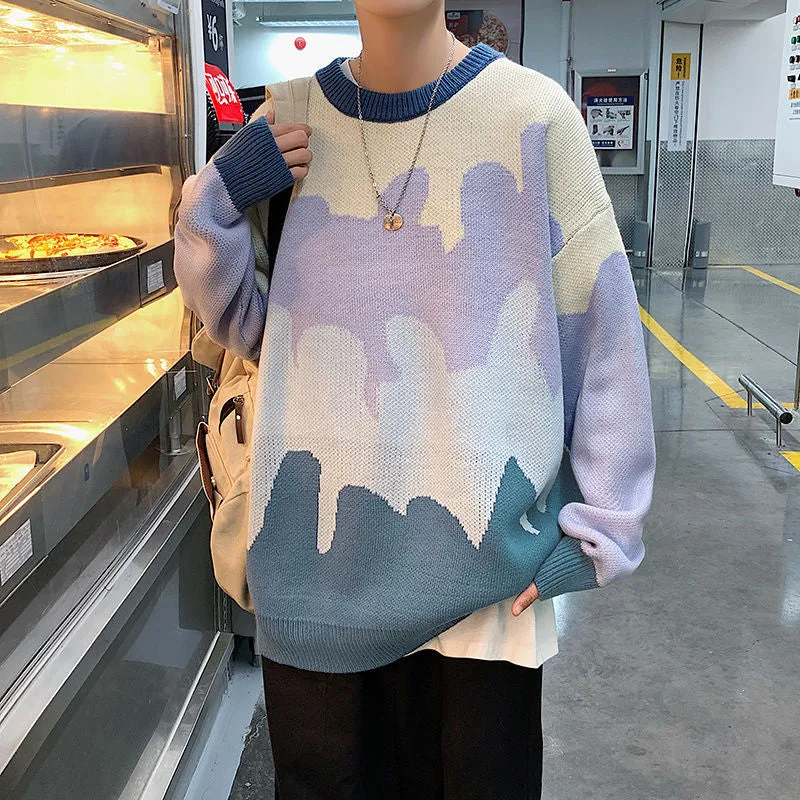 "COLOR BLOCK" SWEATER N011203