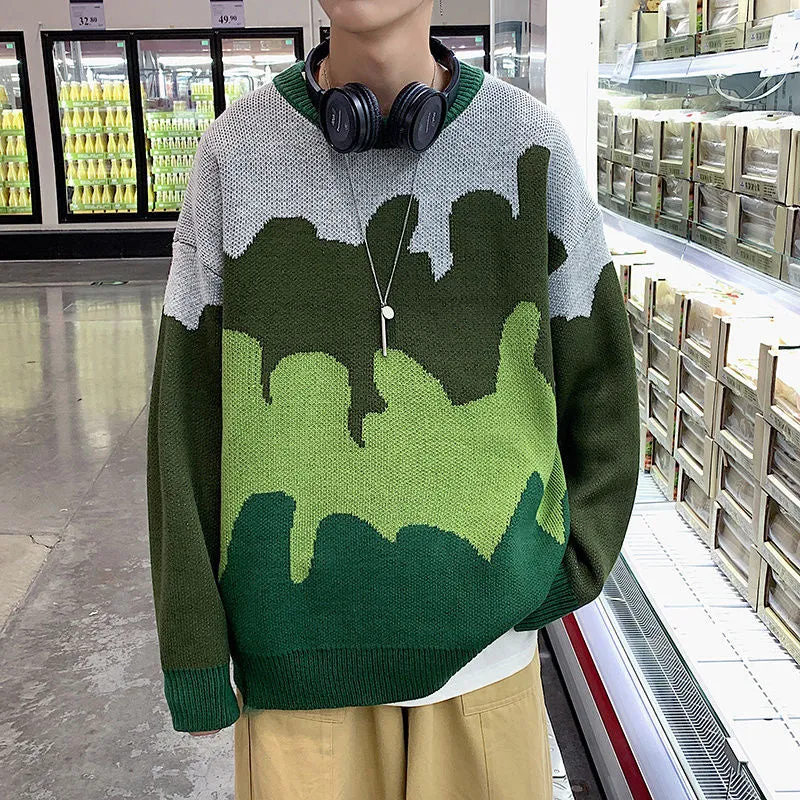 "COLOR BLOCK" SWEATER N011203