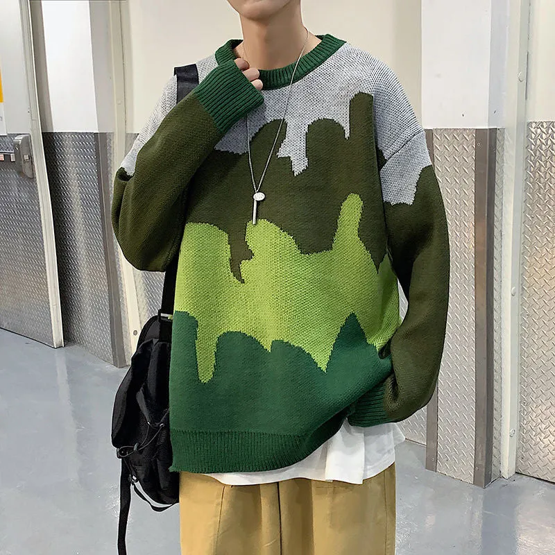 "COLOR BLOCK" SWEATER N011203