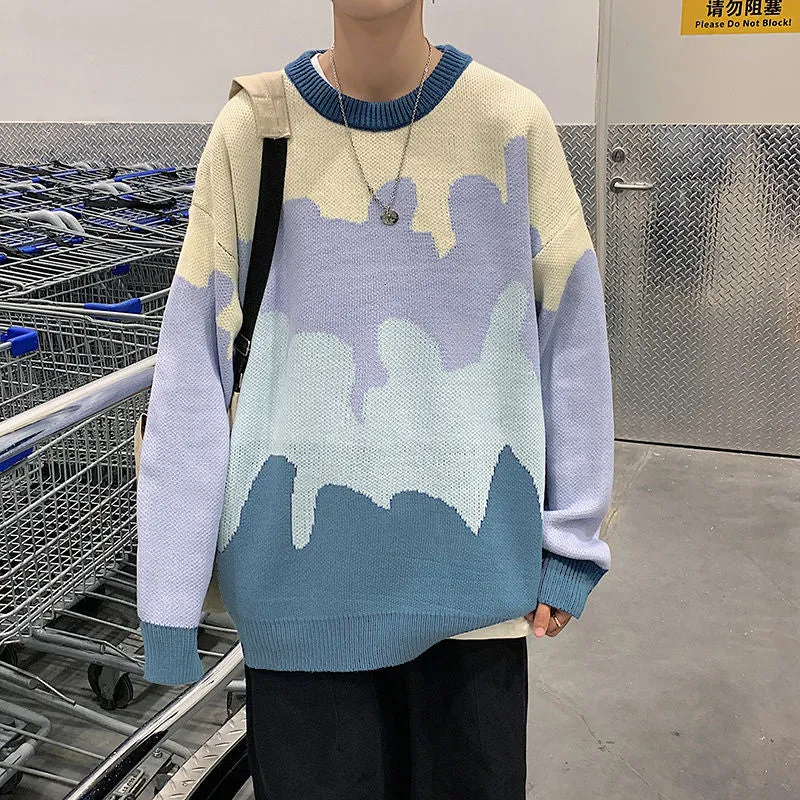 "COLOR BLOCK" SWEATER N011203