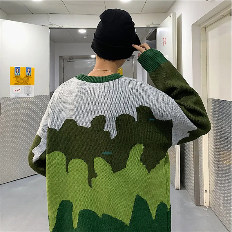 "COLOR BLOCK" SWEATER N011203