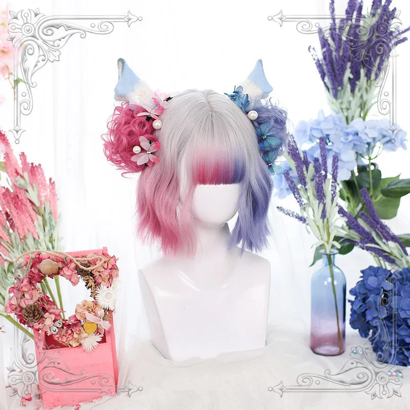 "LOLITA COLOR BLOCK GRADIENT" SHORT WIG D050512