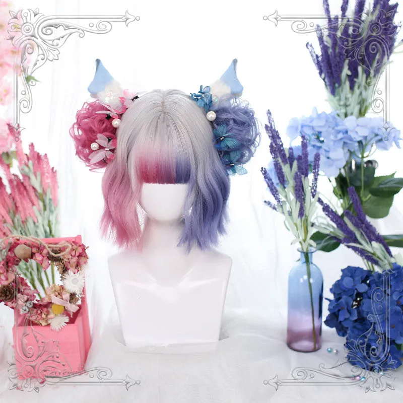 "LOLITA COLOR BLOCK GRADIENT" SHORT WIG D050512