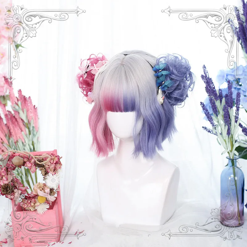 "LOLITA COLOR BLOCK GRADIENT" SHORT WIG D050512