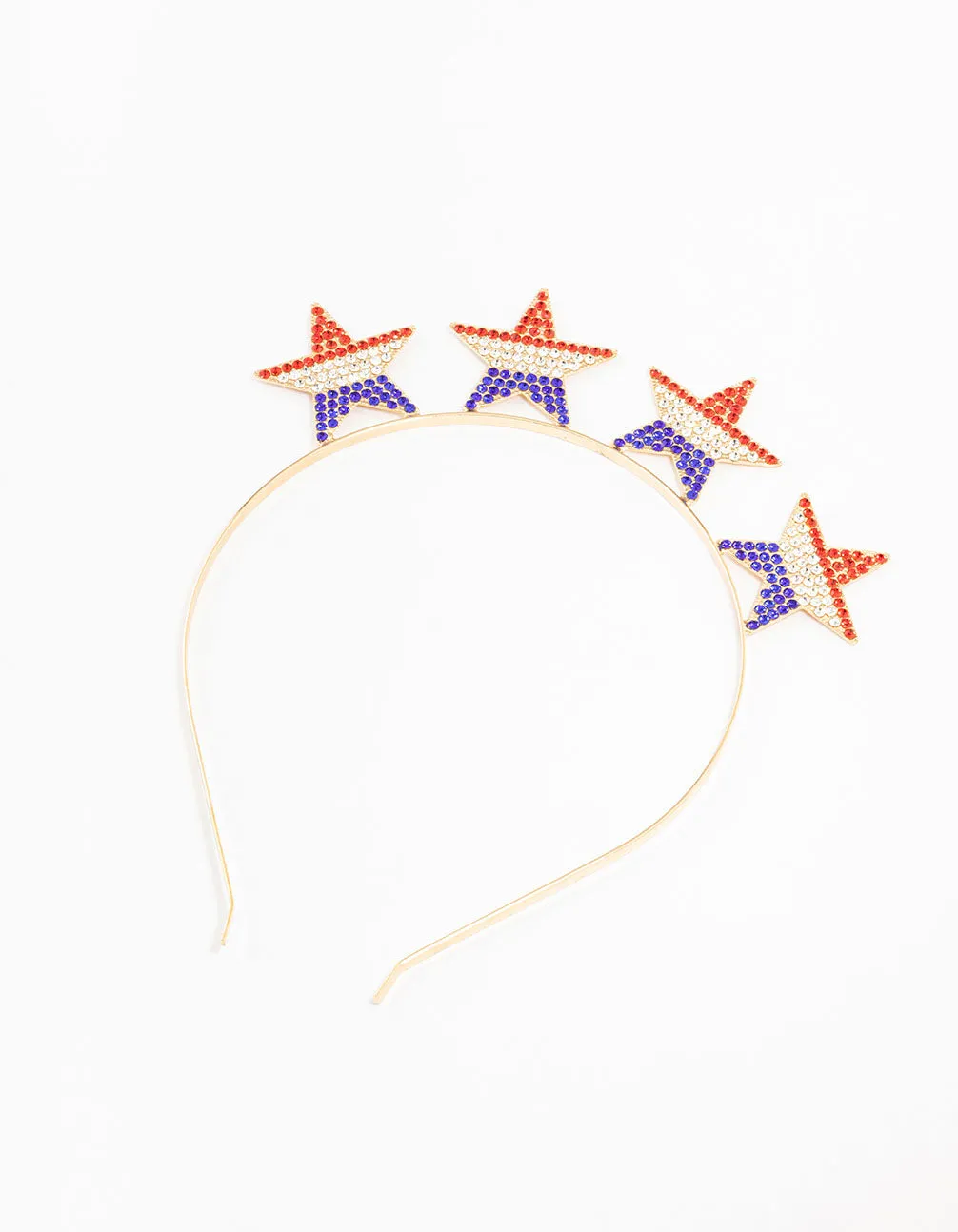 Red, White & Blue Star Headband
