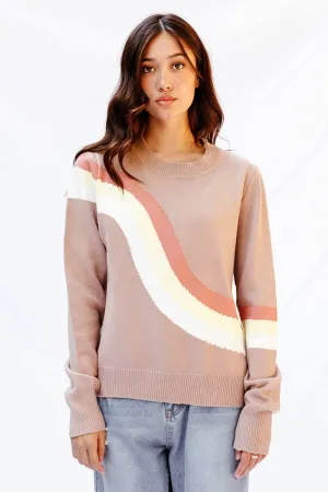 Retro stripe sweater