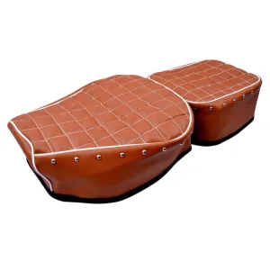 R.J.Von Seat Cover Brown (Pack of 2)