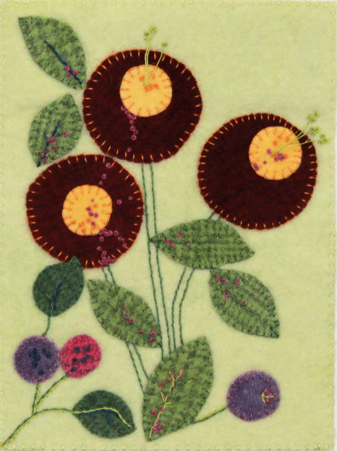 Roses Are... – Wool Applique