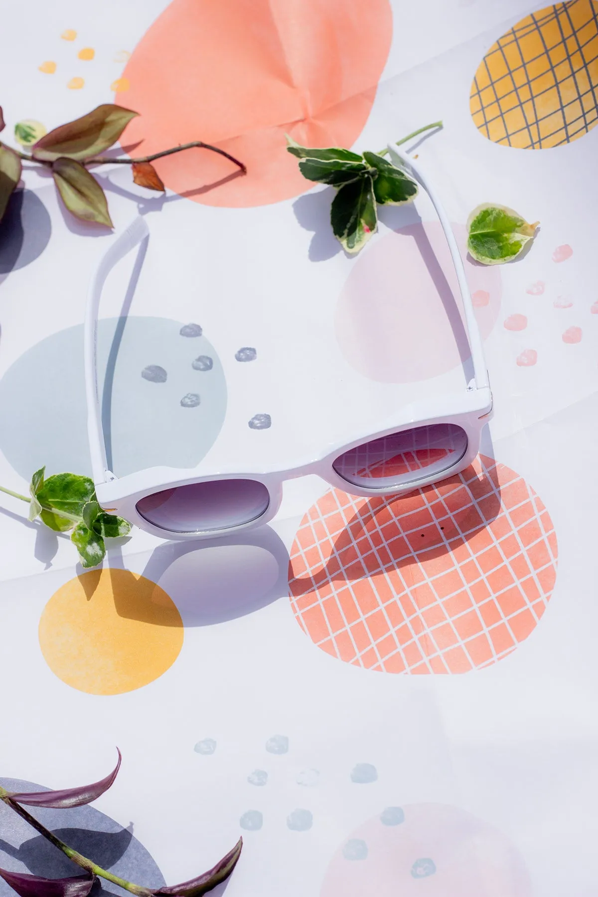 Rounded Square Retro Pin Style Sunglasses