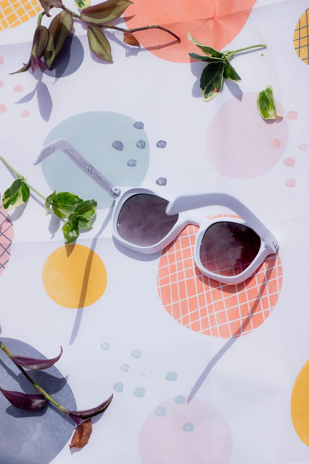 Rounded Square Retro Pin Style Sunglasses