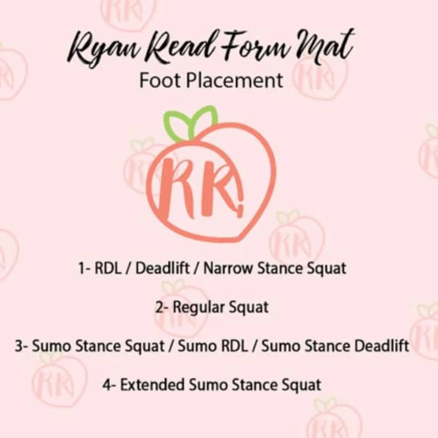 Ryan Read Original Form Mat with digital Form Guide