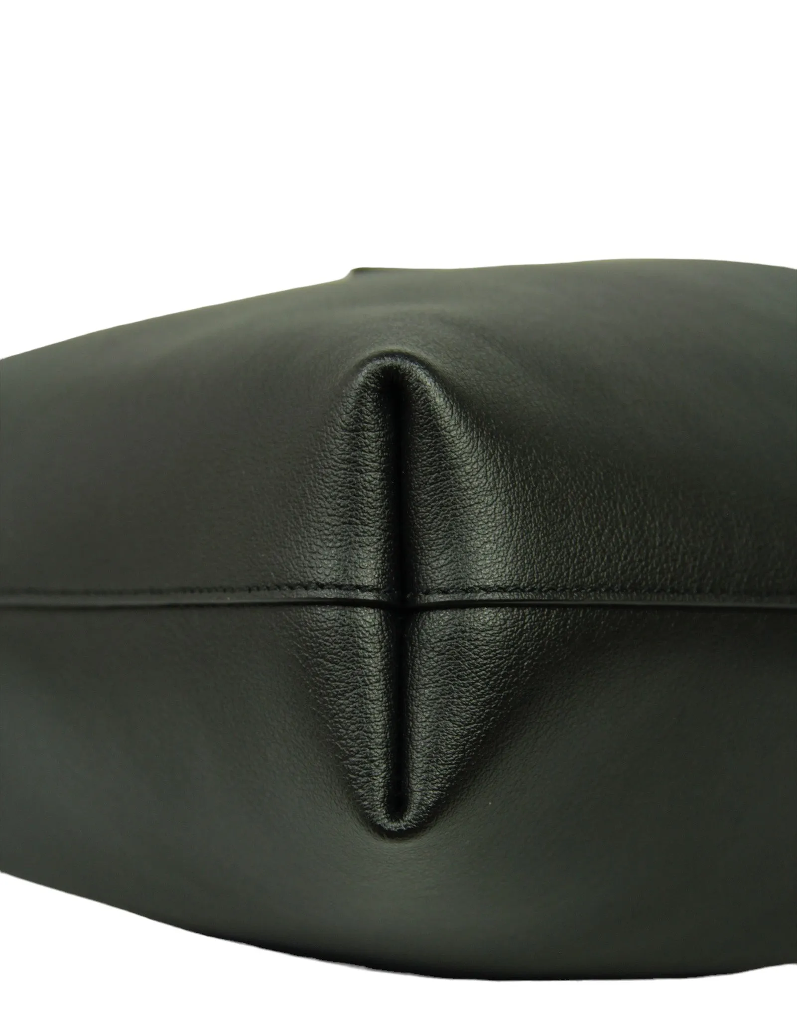 Saint Laurent Black Calfskin Toy Shopping Tote